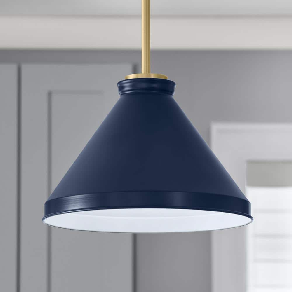 Buy Brushed Gold Pendant Light Kit with Full Metal Rod Online at Lowest