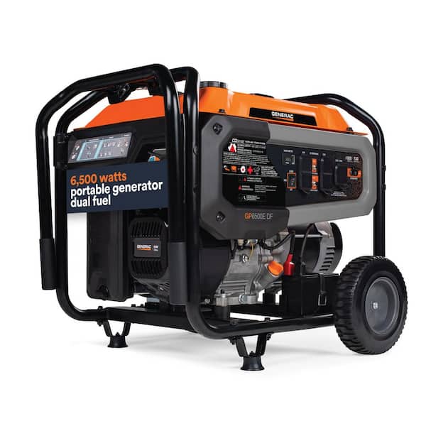 8125/6500-Watt-Electric Switch Duel Fuel Gasoline/Propane-Portable Generator w/ Cosense