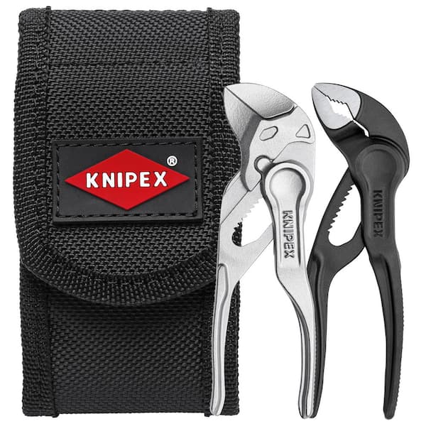 KNIPEX 2-Piece Mini Pliers Set XS in Belt Pouch