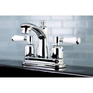 Paris 4 in. Centerset Double Handle Bathroom Faucet in Polished Chrome