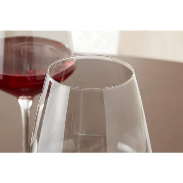 6 pack Crystal White Wine Glasses,Red Wine Glass ,Long stem Wine Glasses  18.5oz