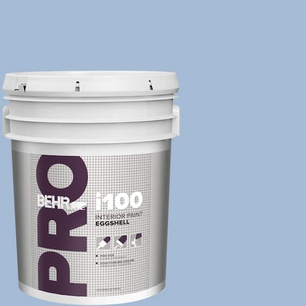 BEHR PRO 5 gal. #M530-3 Perennial Blue Eggshell Interior Paint