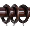 Classic Home Antique Bronze Wood Curtain Rings (Set of 7) 8729-22 - The  Home Depot