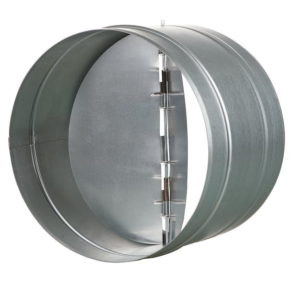 VENTS-US - 8 in. Galvanized Back-Draft Damper with Rubber Seal