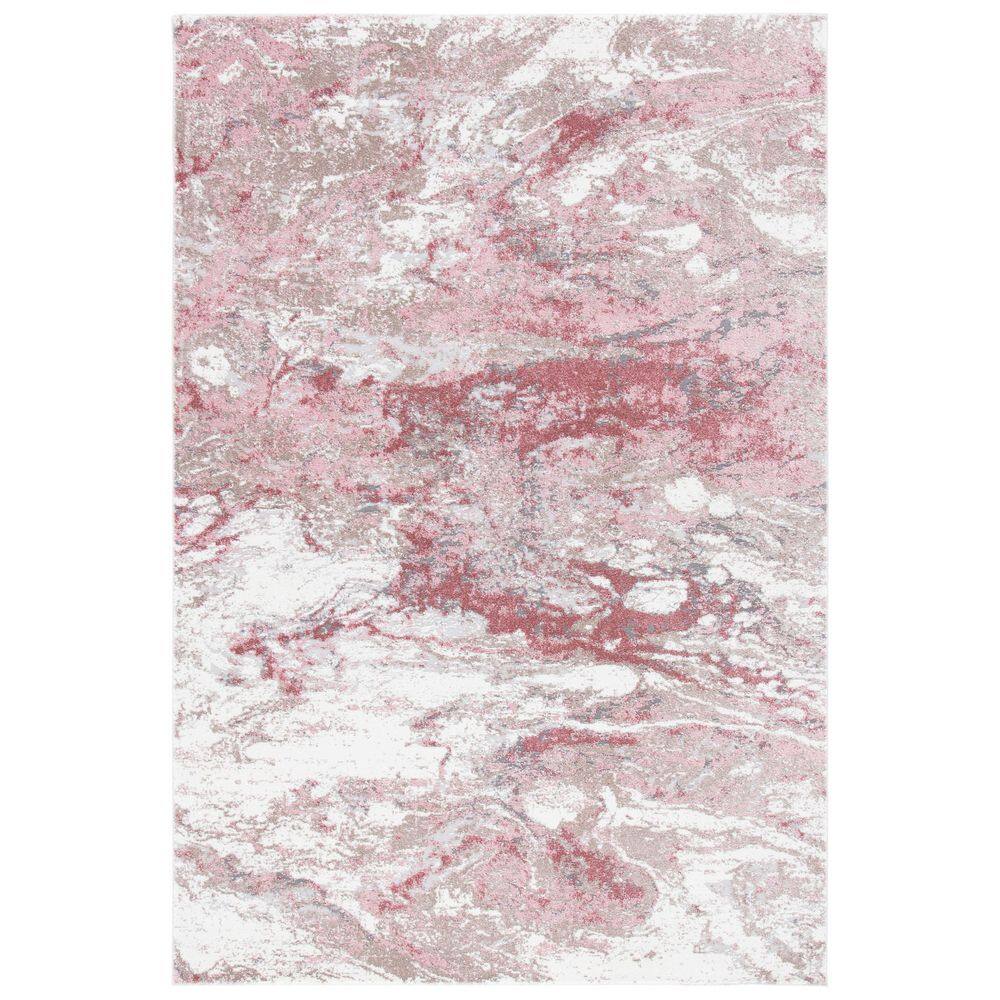 UPC 889048941465 product image for SAFAVIEH Lilypond Ivory/Rose 9 ft. x 12 ft. Abstract Gradient Area Rug | upcitemdb.com