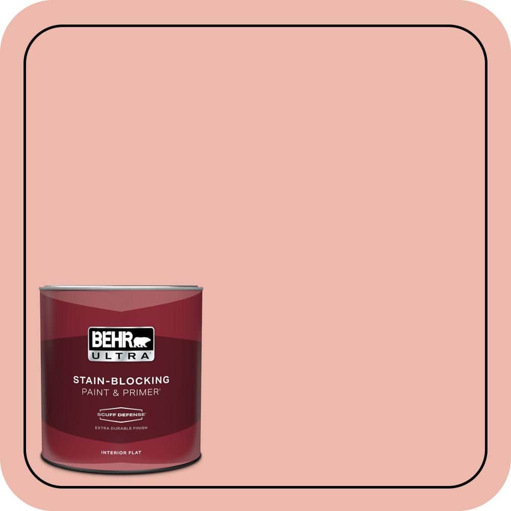 1 qt. #M170-3 Carnation Coral Extra Durable Flat Interior Paint & Primer price history on PriceWatchPro