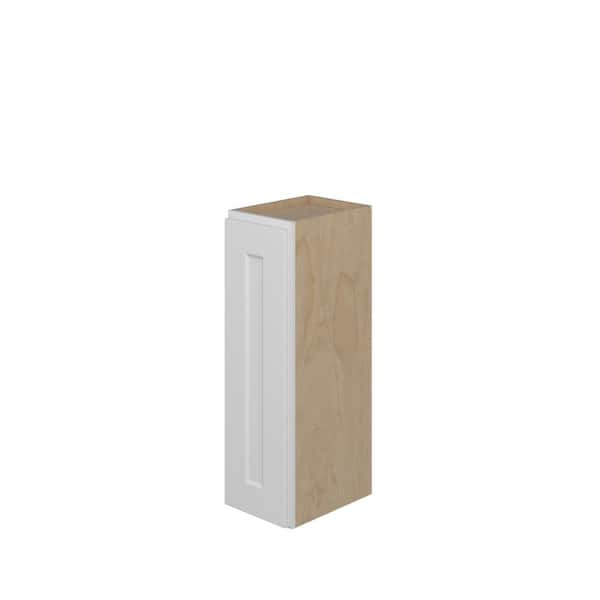 Norfolk Assembled 9 in. W x 30 in. H x 12 in. D Plywood Wall Cabinet in Painted White