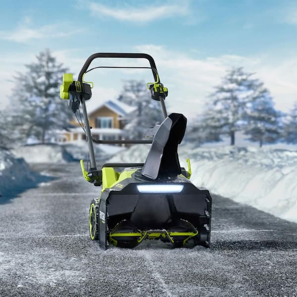RYOBI 21 in. Single Stage Auger Propelled Snow Blower Rubber