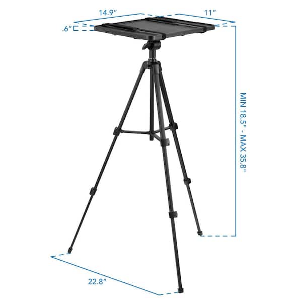 mount-it! 100 in. Projector Tripod Stand Maximum Screen Size MI-611 - The  Home Depot