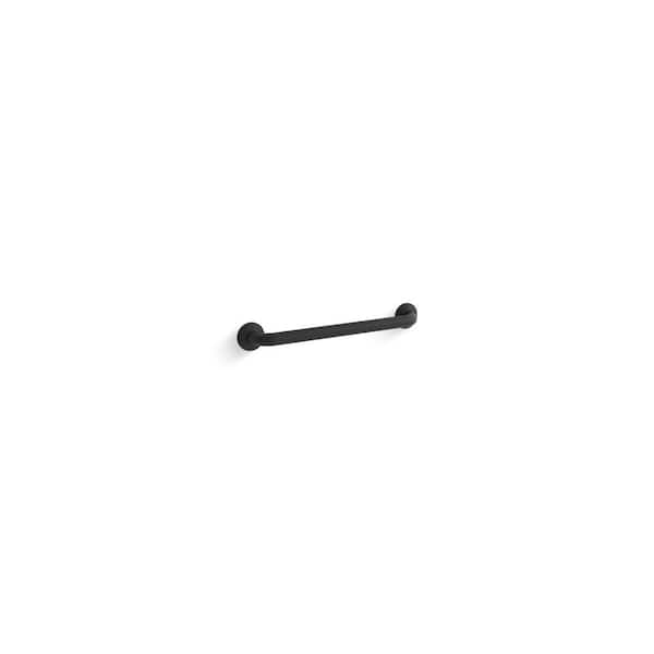 KOHLER Traditional 18 in. ADA Compliant Grab/Assist Bar in Matte Black