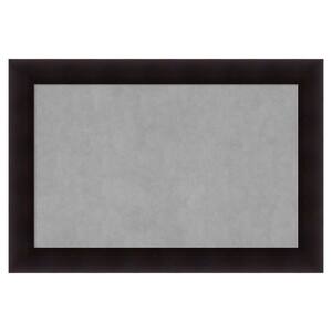 Portico Espresso 38 in. x 26 in. Framed Magnetic Board