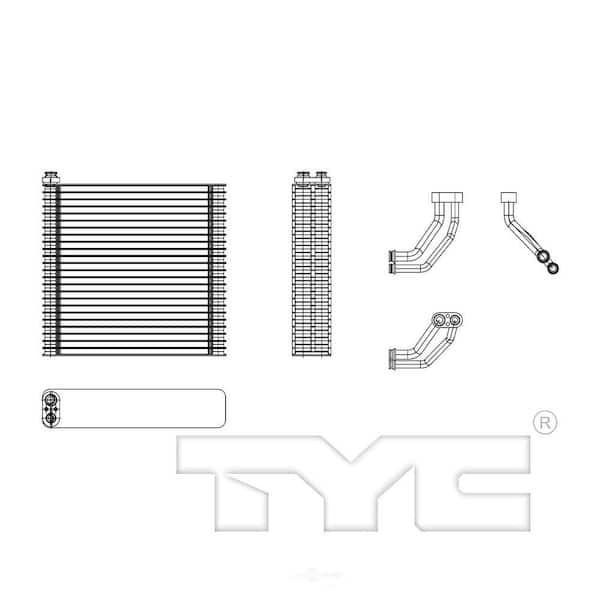 TYC A/C Evaporator Core