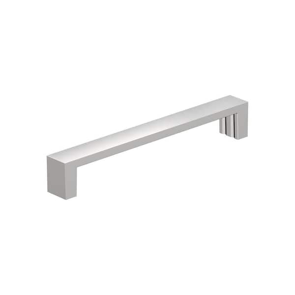 Amerock Augment 6-5/16 in. Center-to-Center Modern Polished Chrome Bar Cabinet Pull