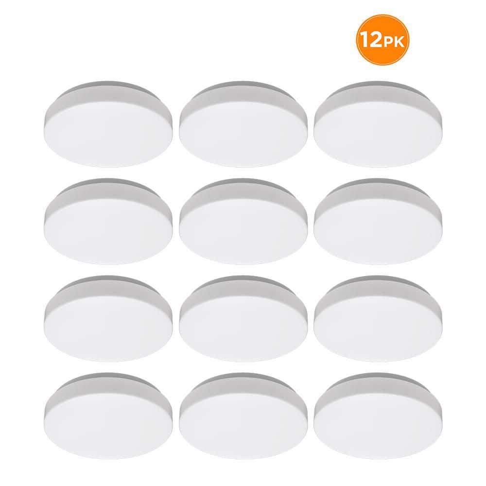 7 in. White Closet Light LED Flush Mount Ceiling Light Fixture 810LM Bright