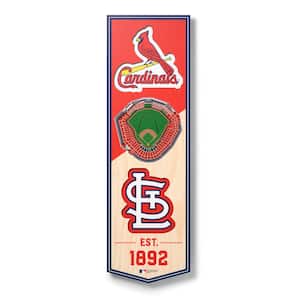 St. Louis Cardinals Team Color Logo State Sign