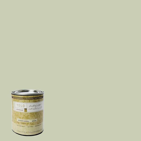 YOLO Colorhouse 1-Qt. Glass .02 Eggshell Interior Paint-DISCONTINUED