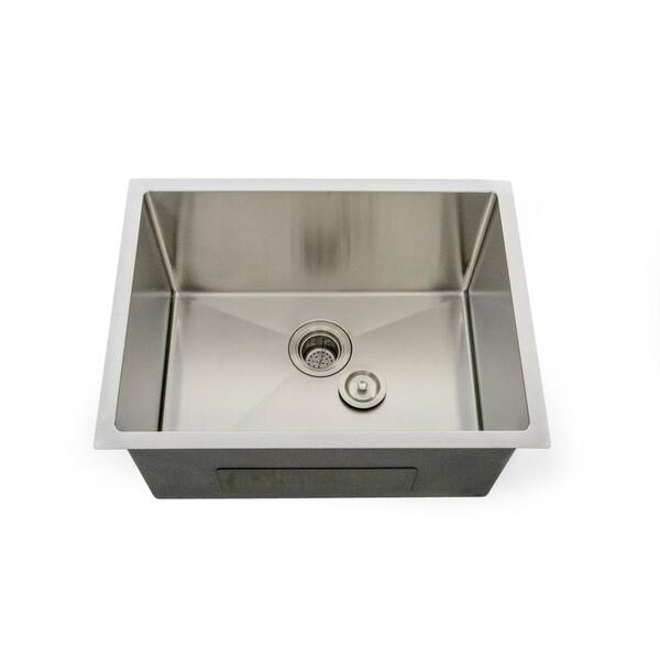 Italia Lavendaria 24 in. x 18 in. x 12 in. Stainless Steel Laundry Sink