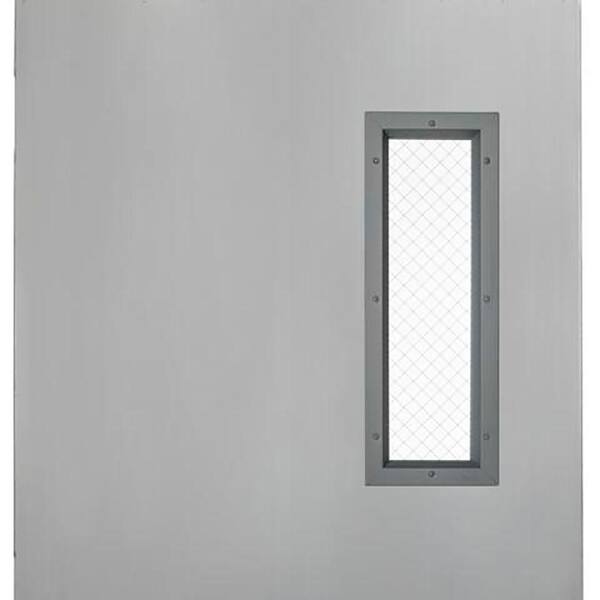 LIF Industries, Inc 36 in. x 84 in. Gray Flush Exit with