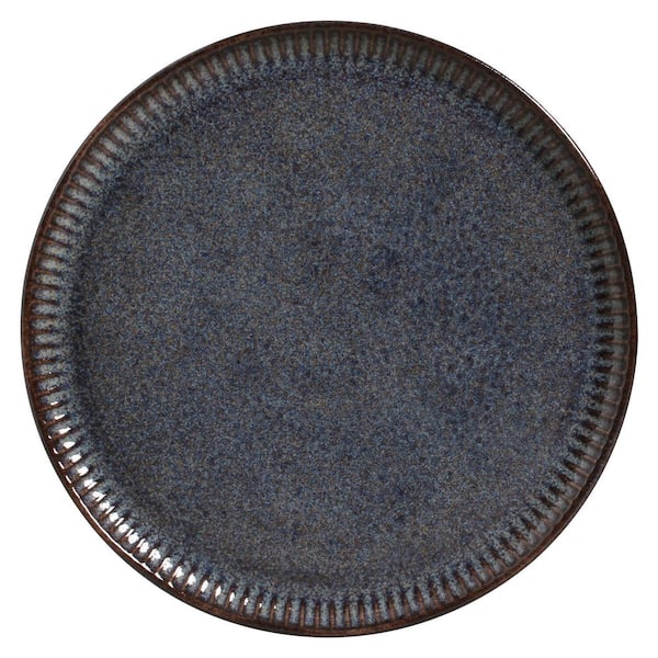 PORTO BRASIL Titanium Linhas Dinner Plate (Set of 6)