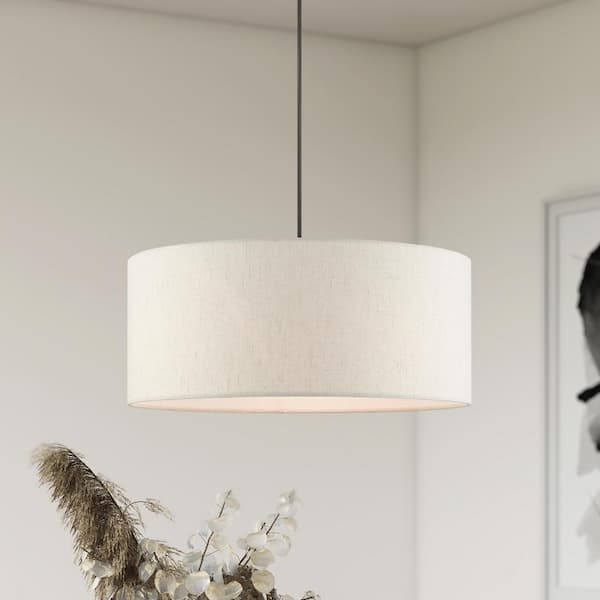 AVIANCE LIGHTING Whitney 3 Light English Bronze Drum Pendant