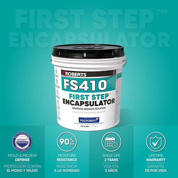 FS410 First Step Indoor ENCAPSULATOR Adhesive Residue Isolator Prep & Protection Primer