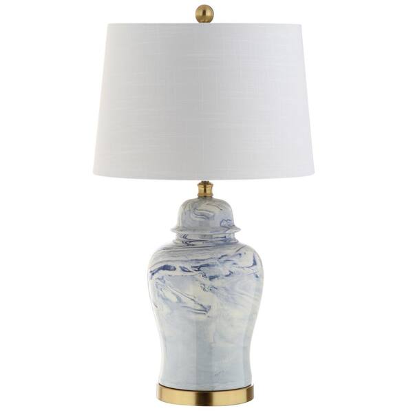 Photo 1 of *MINOR DAMAGE SEE NOTES*
Wallace 26 in. H Ceramic Table Lamp, Blue/White