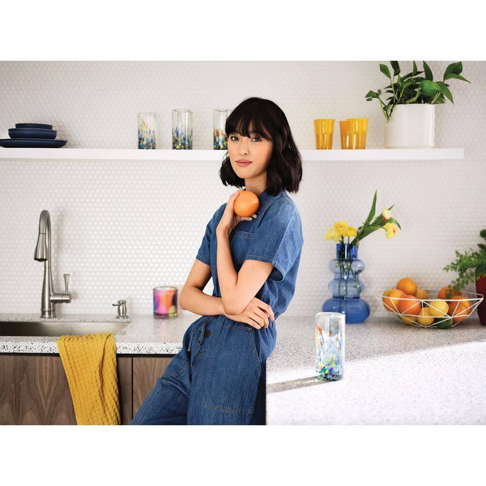 Birchfield Stainless Steel Pull-Down Kitchen Faucet with Spray