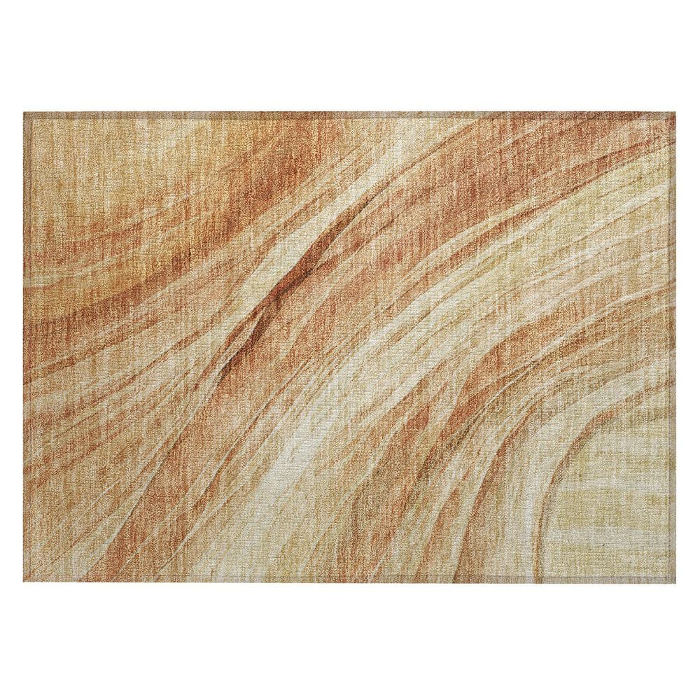 Chantille Machine Washable Indoor/Outdoor Abstract ACN2871 Salmon 2 ft. x 3 ft. Accent Rug price history on PriceWatchPro