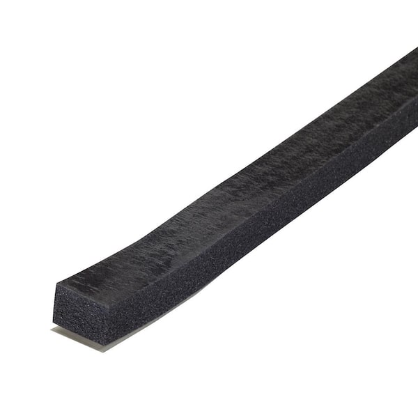 M-D Building Products 3/8 in. x 1/2 in. x 10 ft. Black Sponge Window Seal for Large Gaps
