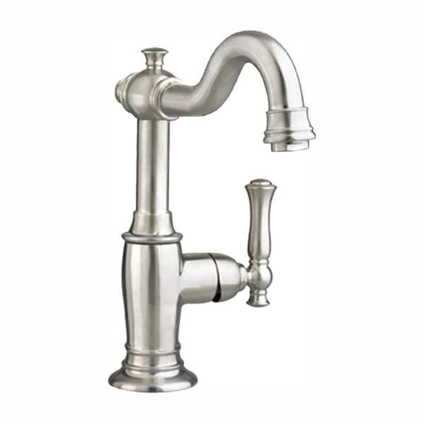 American Standard Quentin Monoblock Single Hole Single Handle Bathroom Faucet in Brushed Nickel