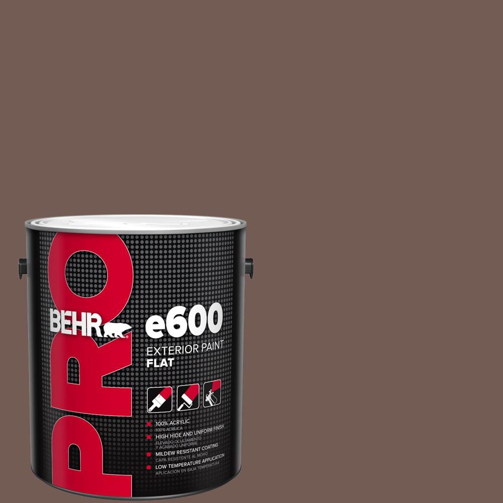 1 gal. #220F-7 Yorkshire Brown Flat Exterior Paint price history on PriceWatchPro