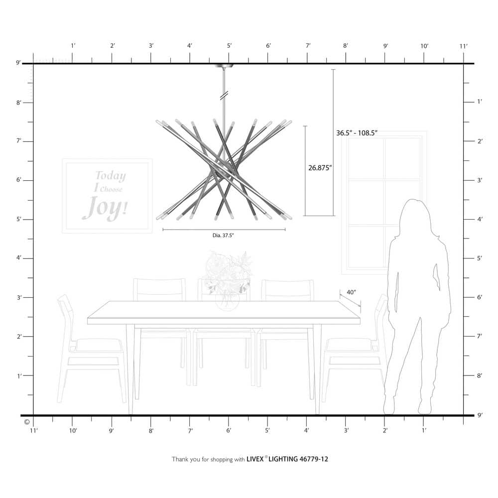 Soho Satin Brass 20-Light Asymmetrical Sputnik Chandelier