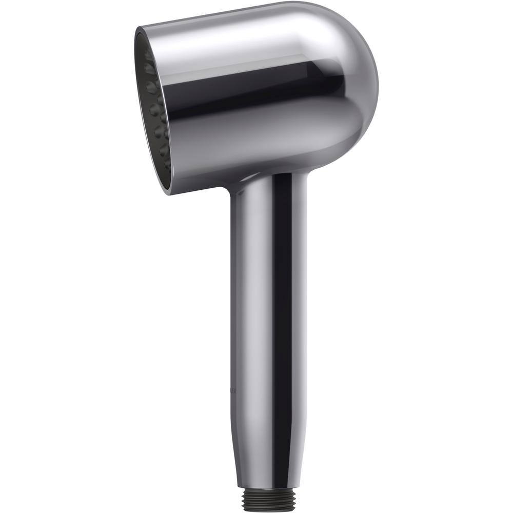 Compact Chrome Single Function Handheld Shower Head