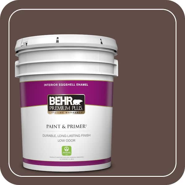 BEHR PREMIUM PLUS 5 gal. #730B-7 English Manor Eggshell Enamel Low Odor Interior Paint & Primer