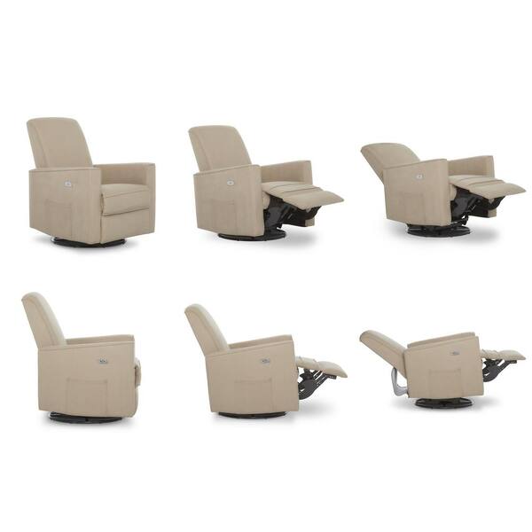 evolur harlow deluxe power glider recliner