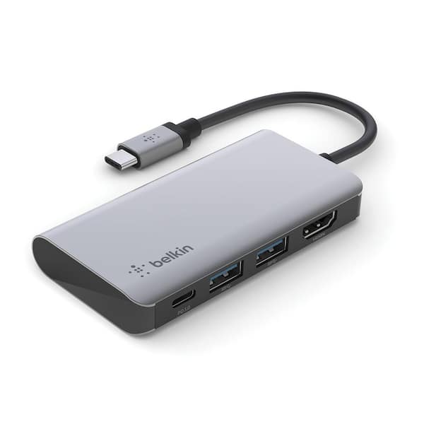  Belkin USB 2.0 4-Port Ultra-Mini Hub : Electronics