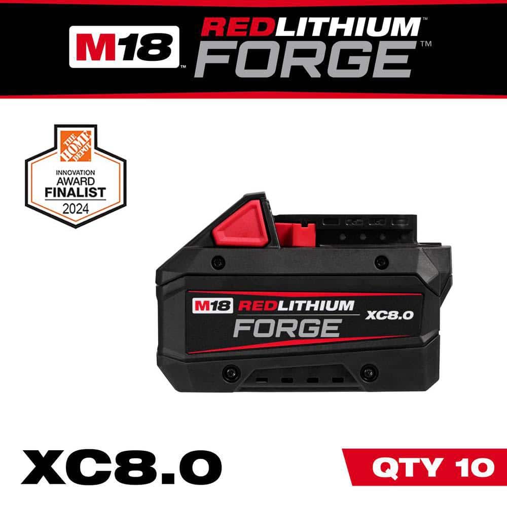 M18 18V Lithium-Ion REDLITHIUM FORGE XC 8.0 Ah Battery Pack (10-Pack) price history on PriceWatchPro