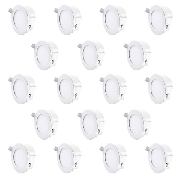 Hyperikon J-Box Downlight 4 in. 9-Watt 4000K Ne-Watt Construction or Remodel Recessed Integrated LED Kit (18-Pack)