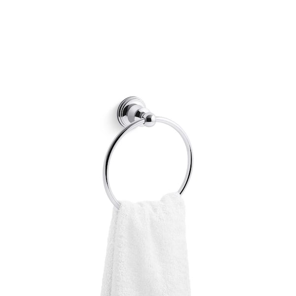 Capilano Towel Ring in Polished Chrome