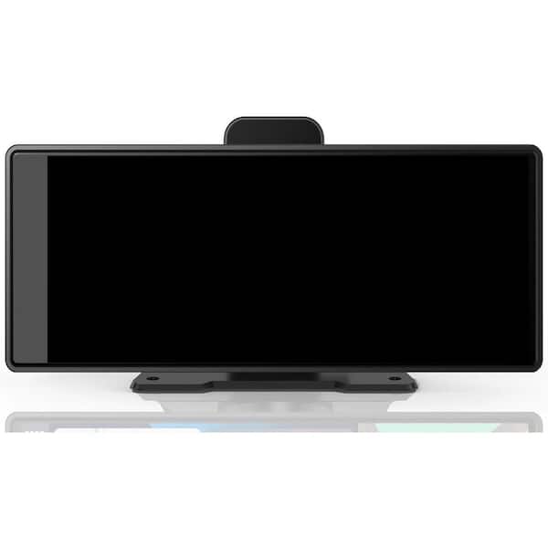 Lukyamzn 9.3 in. Wireless Carplay Android Auto Stereo with 4K Dashcam 1080P Backup Camera GPS Navigation BT/FM/AUX/TF