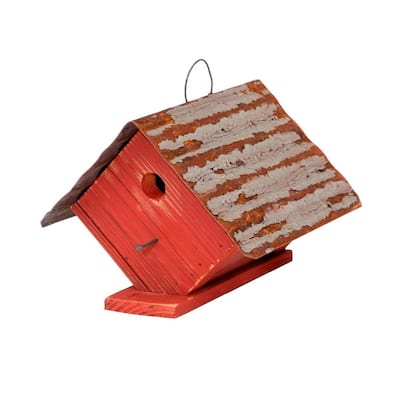 Red Bird Houses Bird Wildlife Supplies The Home Depot - red cardinal bird house roblox