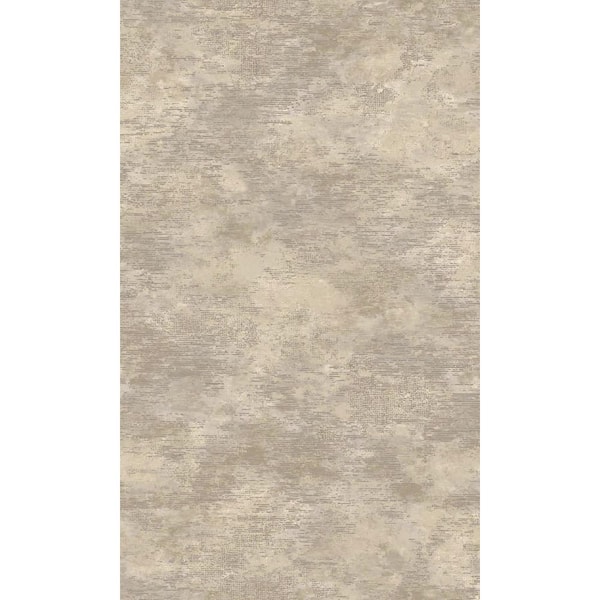 Walls Republic Taupe Distressed Metallic Plain Print Non-Woven Paper Paste the Wall Textured Wallpaper 57 sq. ft.
