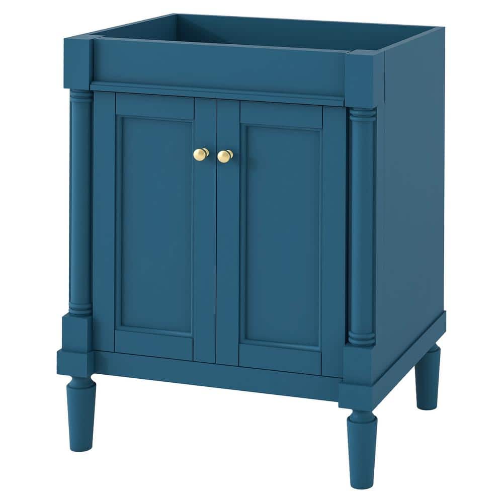 23.5 in. W x 17.87 in. D x 33 in. H Bath Vanity Cabinet without Top in Blue price history on PriceWatchPro