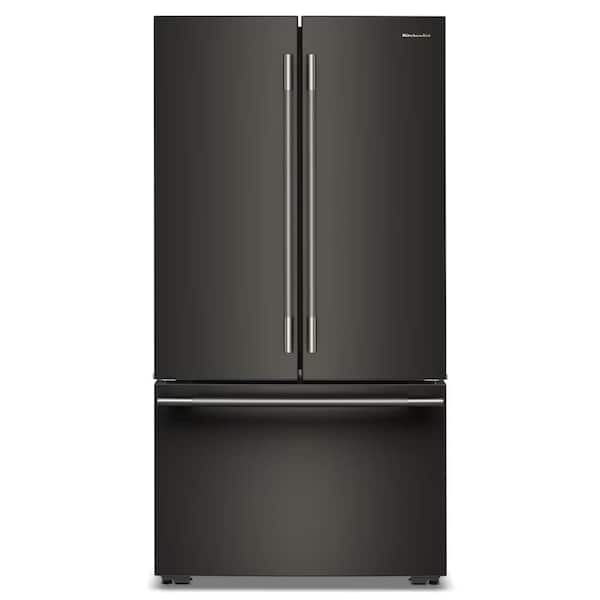 35.625 in 24.8 cu. ft. Counter Depth French Door Refrigerator in Black Ore with Internal Water Dispenser
