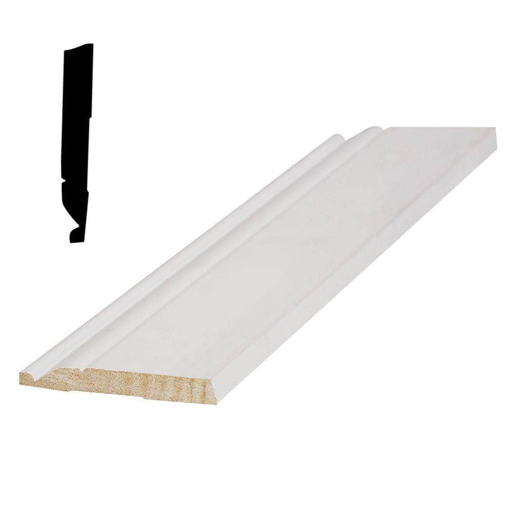 American Wood Moulding WM L162 9/16 In. X 4-1/4 In. Pine Primed Finger ...