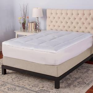 Medium No Pocket Memory Foam King Mattress Topper