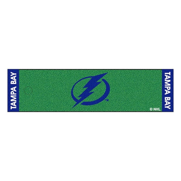 FANMATS NHL Tampa Bay Lightning 1 ft. 6 in. x 6 ft. Indoor 1-Hole Golf Practice Putting Green