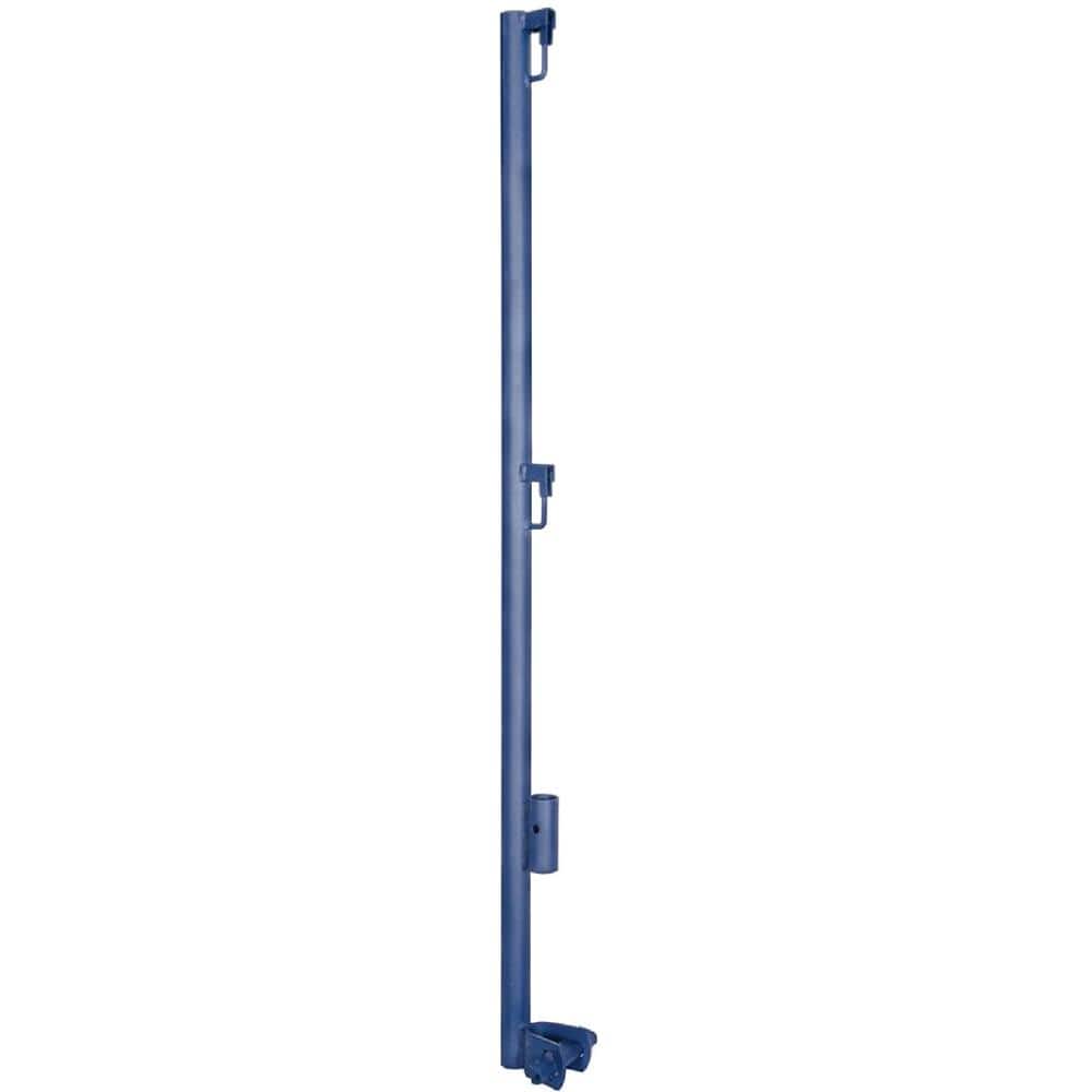 MetalTech 5-ft. Steel Guard Rail Post with Wedge Clamp Support for Guardrails on  Scaffolding Platforms