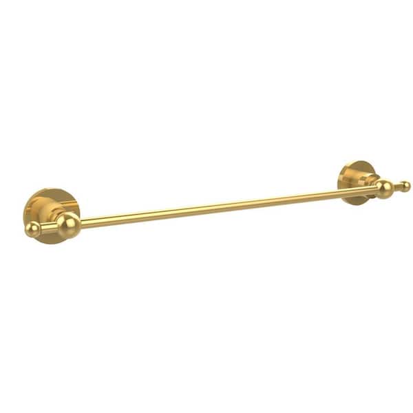 Allied Brass Astor Place Collection 24 in. Towel Bar in Polished Brass
