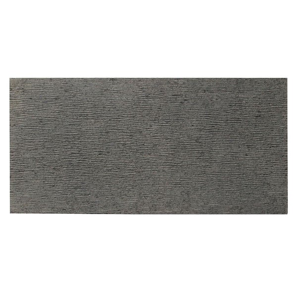 Solistone Basalt Etched 15 in. x 30 in. Natural Stone Floor and Wall Tile (15.625 sq. ft. / case)